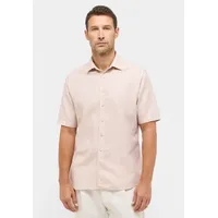 Eterna MODERN FIT Linen Shirt in beige unifarben,