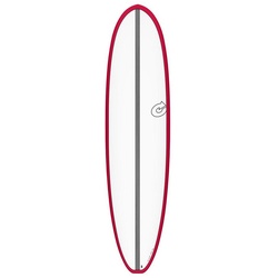 TORQ Wellenreiter Surfboard TORQ Epoxy TET CS 7.8 V+ Fun Carbon Rot, Torq-Surfboard, (Board)