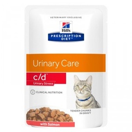 Hill's Prescription Diet Feline c/d Urinary Stress Lachs 12 x 85 g