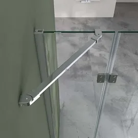 mai & mai Eckdusche mit Pendeltür rechts 80 x 90 cm transparent Klarglas R01