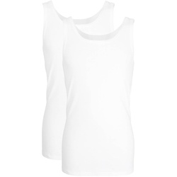 GÖTZBURG Herren Unterhemd 2er Pack - Feinripp, Unterwäsche Set, Pure Cotton Weiß XXL