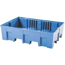 asecos® Auffangwanne Polyethylen 1x 200 l blau