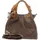 FLORENCE Handtasche Leder Dunkelbraun