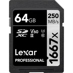 Lexar SDXC Professional 64 GB 1667x UHS-II