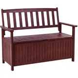 Beliani Sovana 120 x 60 x 91 cm Mahagonibraun