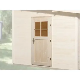 Weka Zusatztür für Gartenhäuser 97 x 182 cm Beige