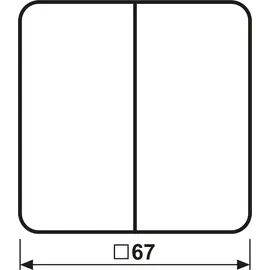 Jung Wippe 2fach CD595GR Grau