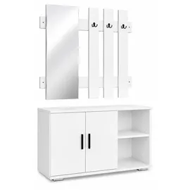 VCM Gados XL Diele 132x90x33 cm Weiß