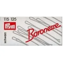 Prym Baronesse Haarklemmen 4 cm schwarz