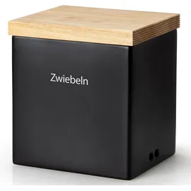 Continenta Vorratsdose rechteckig schwarz 18 x 15,5 x 20,5 cm 0,8 l