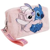 Cerdá Lilo & Stitch Make-up-Tasche Stitch & Angel Rosa Cerdá