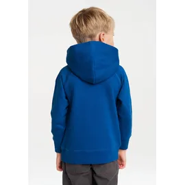 LOGOSHIRT Kapuzen-Sweatshirt Superman Blau/Gelb/Rot 80