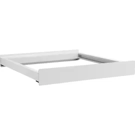 [en.casa] Zwischenbaurahmen für Waschmaschine/Trockner, Weiß, 60 cm x 7,5 cm