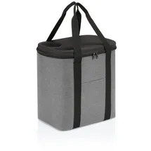 Reisenthel coolerbag XL - XL Kühltasche aus hochwertigem Polyestergewebe Ideal für das Picknick, den Einkauf und unterwegs, Couleur:twist silver