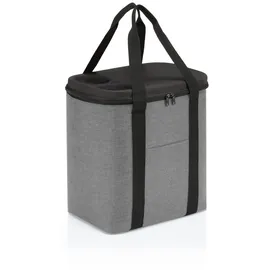 Reisenthel coolerbag XL - XL Kühltasche aus hochwertigem Polyestergewebe Ideal für das Picknick, den Einkauf und unterwegs, Couleur:twist silver