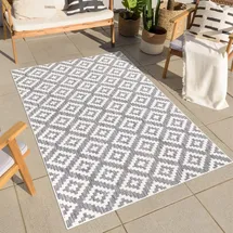 Carpet City Outdoorteppich wetterfest, Flachgewebe, quadratisch, in 200x290 cm - Deko Teppiche, Outdoorteppich, Läufer,