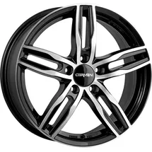 CARMANI 14 Paul 6,5 x 16 5 x 112 ET42 Schwarz Poliert