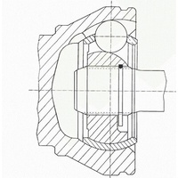 SPIDAN Gelenksatz, Antriebswelle [Hersteller-Nr. 20271] für Audi