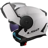 LS2 FF902 Scope II SOLID Gloss White, XS
