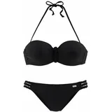 Buffalo Bügel-Bandeau-Bikini Damen schwarz Gr.34 Cup D