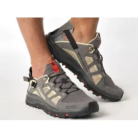 Salomon Techamphibian 5 Herren Pewter/Moth/Fiery Red 41 1/3