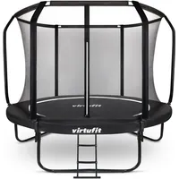 Premium-Trampolin mit Sicherheitsnetz – rund – 305 cm SCHWARZ 305 CM
