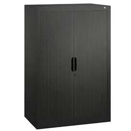 Californian Products CP Omnispace Rollladenschrank schwarzgrau 2 Fachböden 80,0 x 42,0 x 123,0 cm
