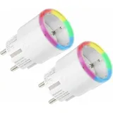 Shelly Smart-Home-Steckdose 2 St. Weiß