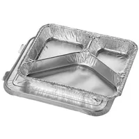 Papstar 14507 Einweg-Tablett Silber Aluminium