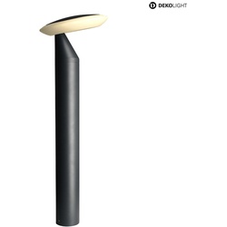 Deko-Light Outdoor LED Stehleuchte BERMUDA, IP65, 60cm, 10.8W 3000K 600lm, dimmbar, schwarzgrau / opal D-733056