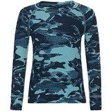 Odlo Kids Funktionsunterwäsche Langarm Shirt Trend mit Print ACTIVE WARM ECO, reef waters, 116