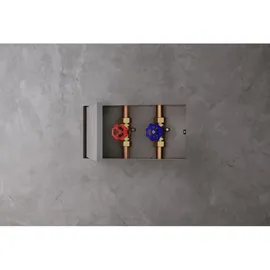 Hansgrohe XtraStoris Safe Wandnische befliesbare Tür integriertes Absperrventil 300x100x150mm