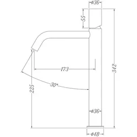 doporro Waschtischarmatur Weiß matt