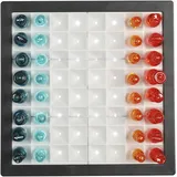 Mister Gadget Mister Gadget, MG3543, Spiel von Schach Transparent LED, Schachbrett Beleuchtet, Schachfiguren Schwarze, Blaue und Weiße, Design Modern und Elegant für Spieler Enthusiasten