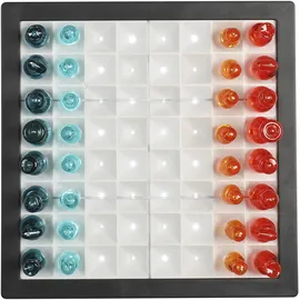 Mister Gadget Mister Gadget, MG3543, Spiel von Schach Transparent LED, Schachbrett Beleuchtet, Schachfiguren Schwarze, Blaue und Weiße, Design Modern und Elegant für Spieler Enthusiasten