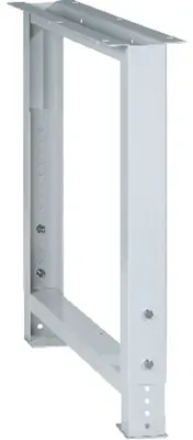 Werkbankfüße 400kg 750mm Tief RAL 5012 43.111.010