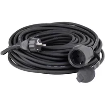 as - Schwabe AS Schwabe 60371 Strom Verlängerungskabel Schwarz 10.00 m H07RN-F 3G 1,5 mm2