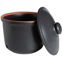 RÖMERTOPF Frische-Topf Maxi schwarz, Pfanne + Kochtopf, Schwarz