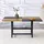 Okwish 90 x 76 x 160 cm braun/schwarz