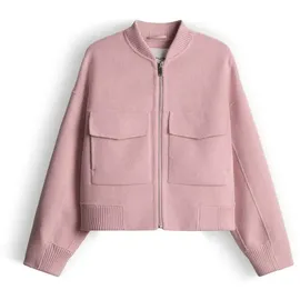 Opus Damen Jacke mit gerippten Abschlüssen Modell HISO Rosa, 38