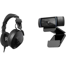 RØDE Microphones Logitech C920 HD Pro Webcam Full-HD 1080p 78° Sichtfeld, Autofokus