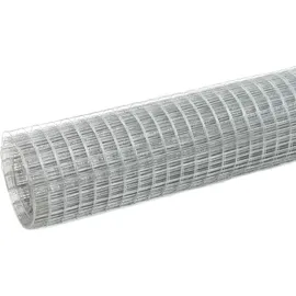 vidaXL Drahtzaun Verzinkter Stahl 25x1,5 m Silbern - Silber