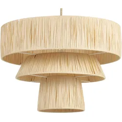 Hängeleuchte CHAMBO Papier Naturfarben
