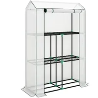 Furnicato Gewächshaus Tomatenhaus Weiß 100b X 40t X 150h Cm