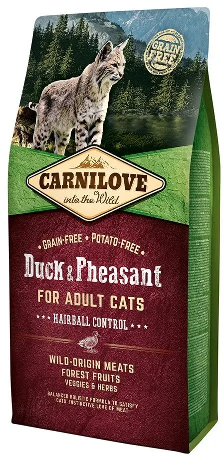 Carnilove Katze Trockenfutter Ente und Fasan 1 x 6kg