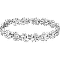 Boss DOUBLE B STRAND Armband Edelstahl silber 1580740 Größe 17 cm