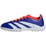 Adidas Predator League J Football Boots Turf Fußballschuhe, Lucid Blue/Cloud White/Solar Red, 31 EU