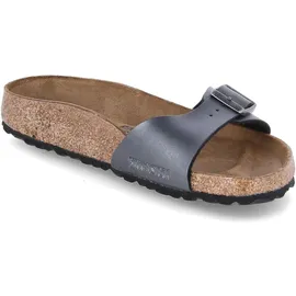 Birkenstock Madrid Birko-Flor schmal schwarz metallic 38