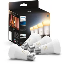 Philips LED-Birne 6W E27 570 lm warmweiß 4 St.