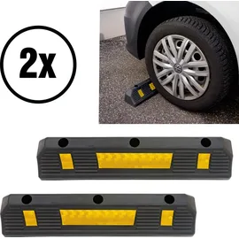 PETEX Radstopper Gummi 58,7 x 12 x 9,5 cm schwarz
